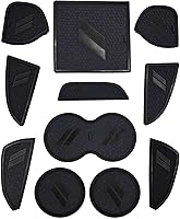 Vista 8 de Auprite Alfombrillas antipolvo para accesorios Dodge Challenger 2015 2016 2017 2018 2019 2020 2021 2022 2023, se adapta a la medida forros