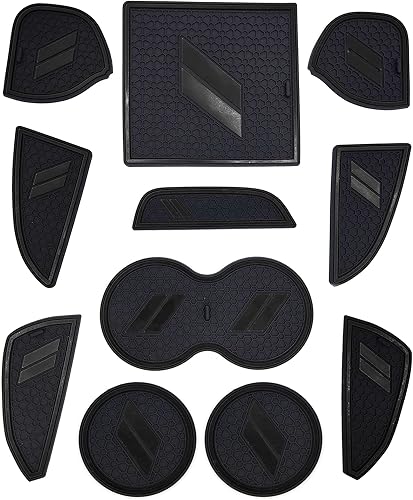 Miniatura 8 de Auprite Alfombrillas antipolvo para accesorios Dodge Challenger 2015 2016 2017 2018 2019 2020 2021 2022 2023, se adapta a la medida forros para