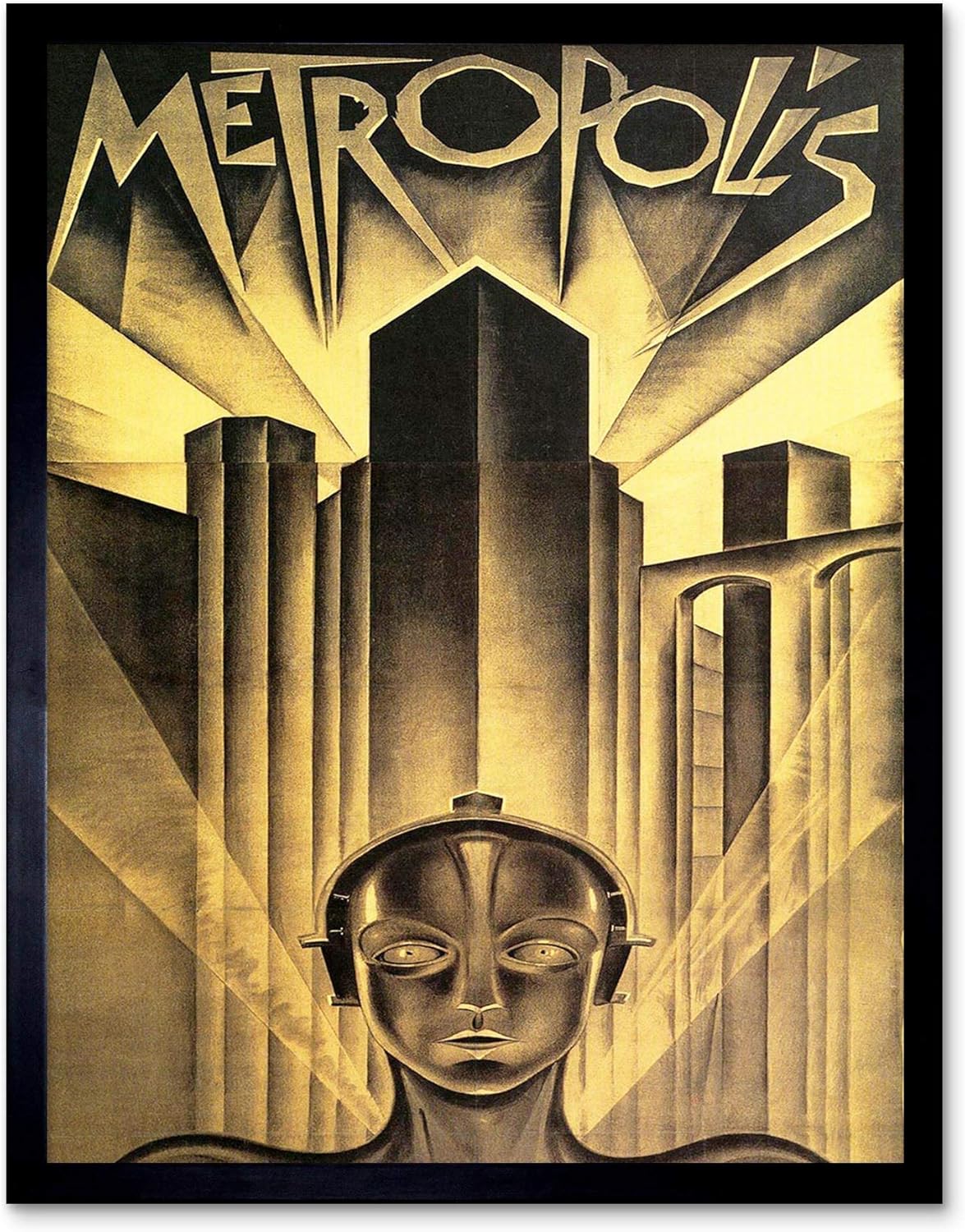 Wee Blue Coo Movie Film Metropolis Sci Fi Drama Dystopia Utopia Lang Art Print Framed Poster Wall Decor 12x16 inch