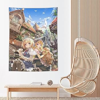 Amazon.co.jp: 東方幻想郷 タペストリー 壁掛け壁画 窓カーテン