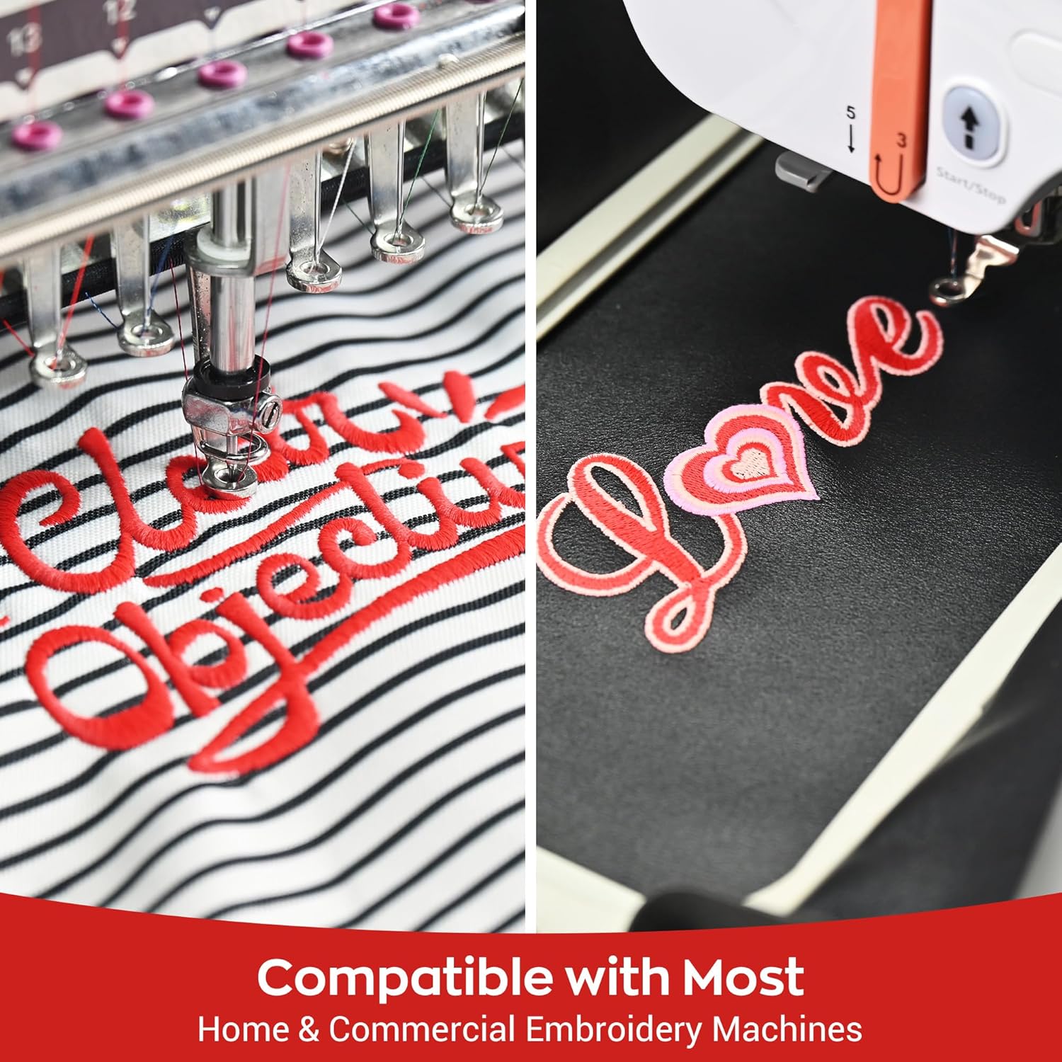 Poolin Embroidery Machine Thread– Richword Selected Matte Thread 20 Colors 40WT 2500M Cones, Low-Shine Polyester Thread for Logos, Apparel & Vintage Designs, Single & Multi-Needle Machines