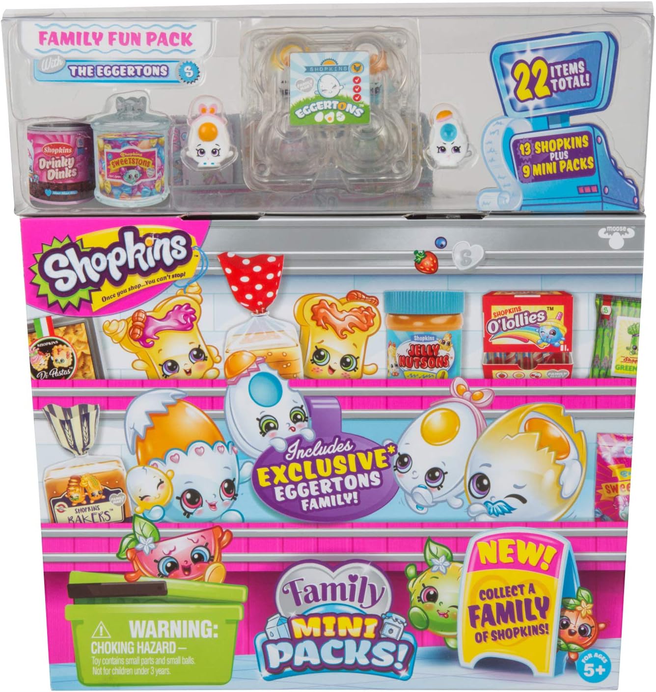 Shopkins New Families in Collectible Mini Pack - 22Piece