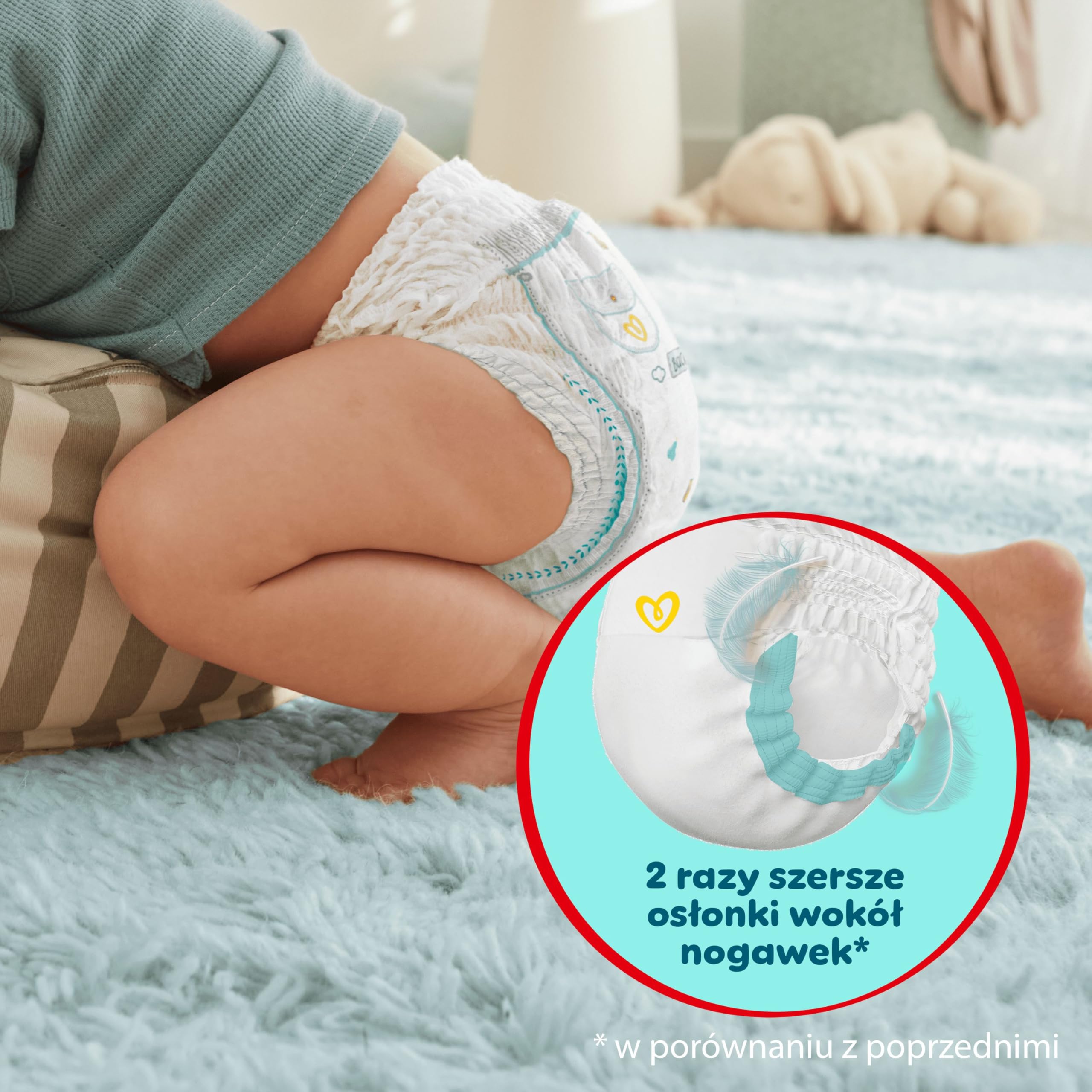 Pampers Premium Care Couche, Taille 7, 80 Couches, 15kg+