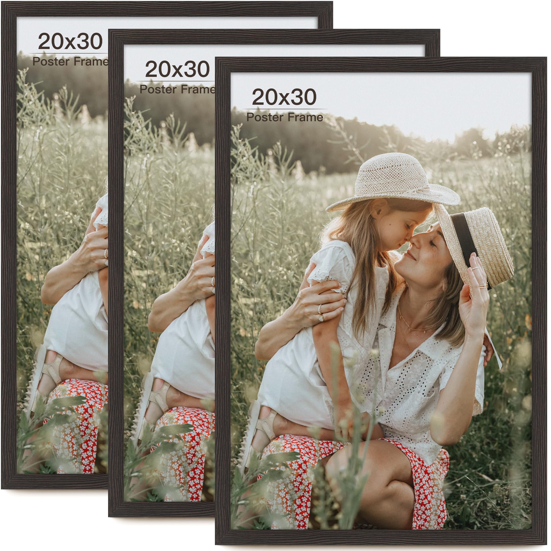 Amazon.com - Momentworth 20x30 Frame Set of 3, Distressed Black