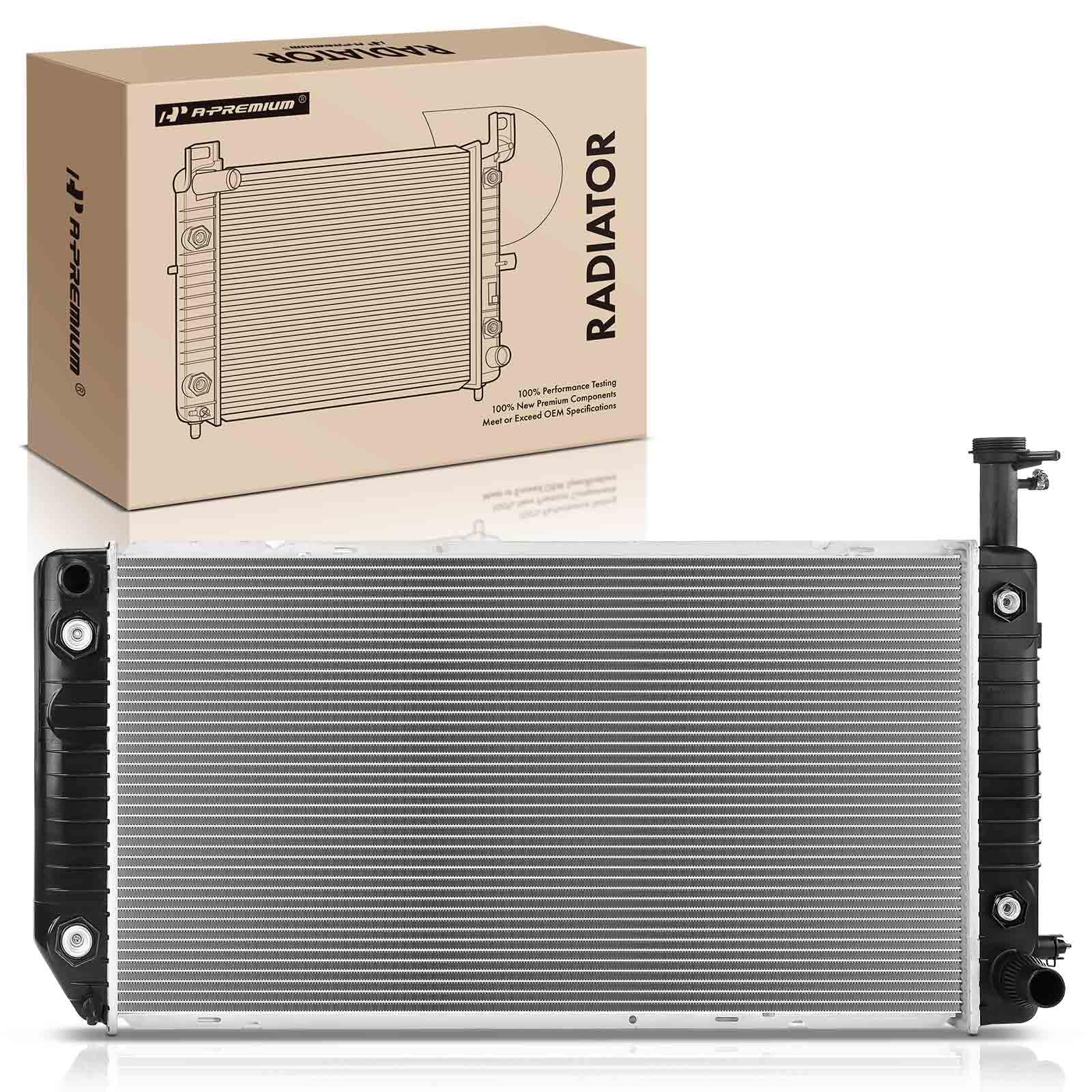 A-Premium Engine Coolant Radiator Assembly with Oil Cooler Compatible with Chevrolet Express 3500 Express 4500 2010-2014 & GMC Savana 2500 2012-2016, Savana 3500 Savana 4500 2010-2014, 4.8L 6.0L