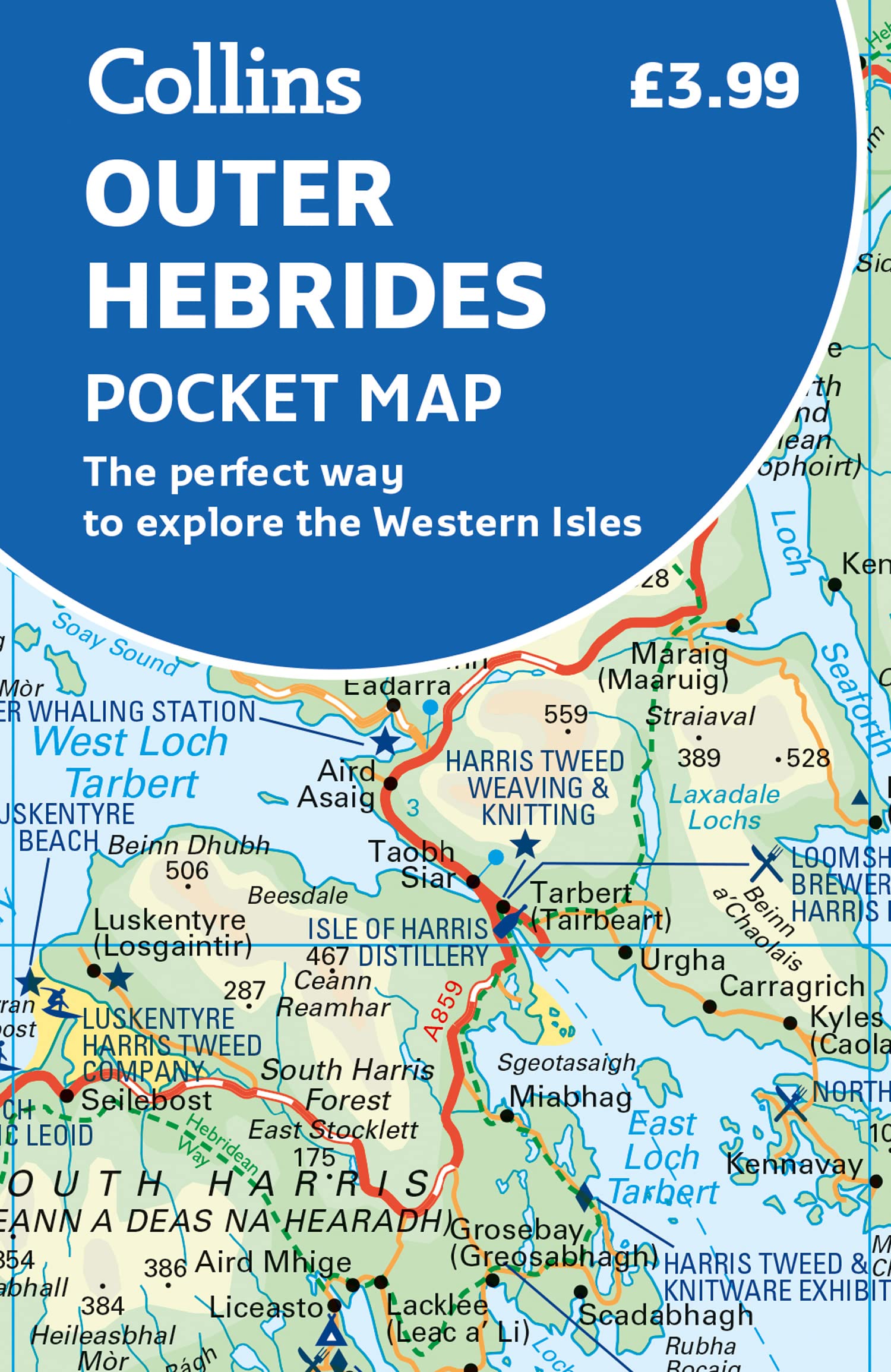 Outer Hebrides Pocket Map: The perfect way to explore the Western Isles