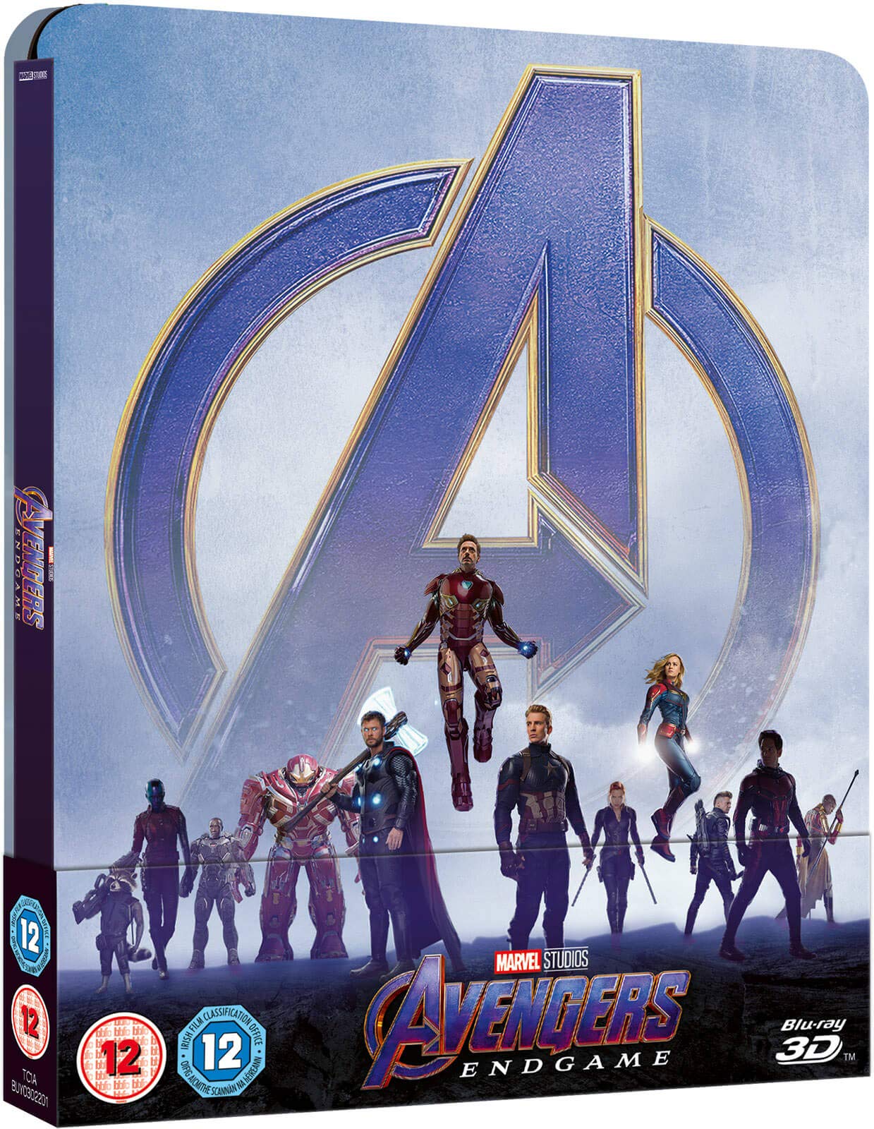 Avengers Endgame 3D Limited Edition Steelbook / Import / Includes 2D Region Free Blu Ray