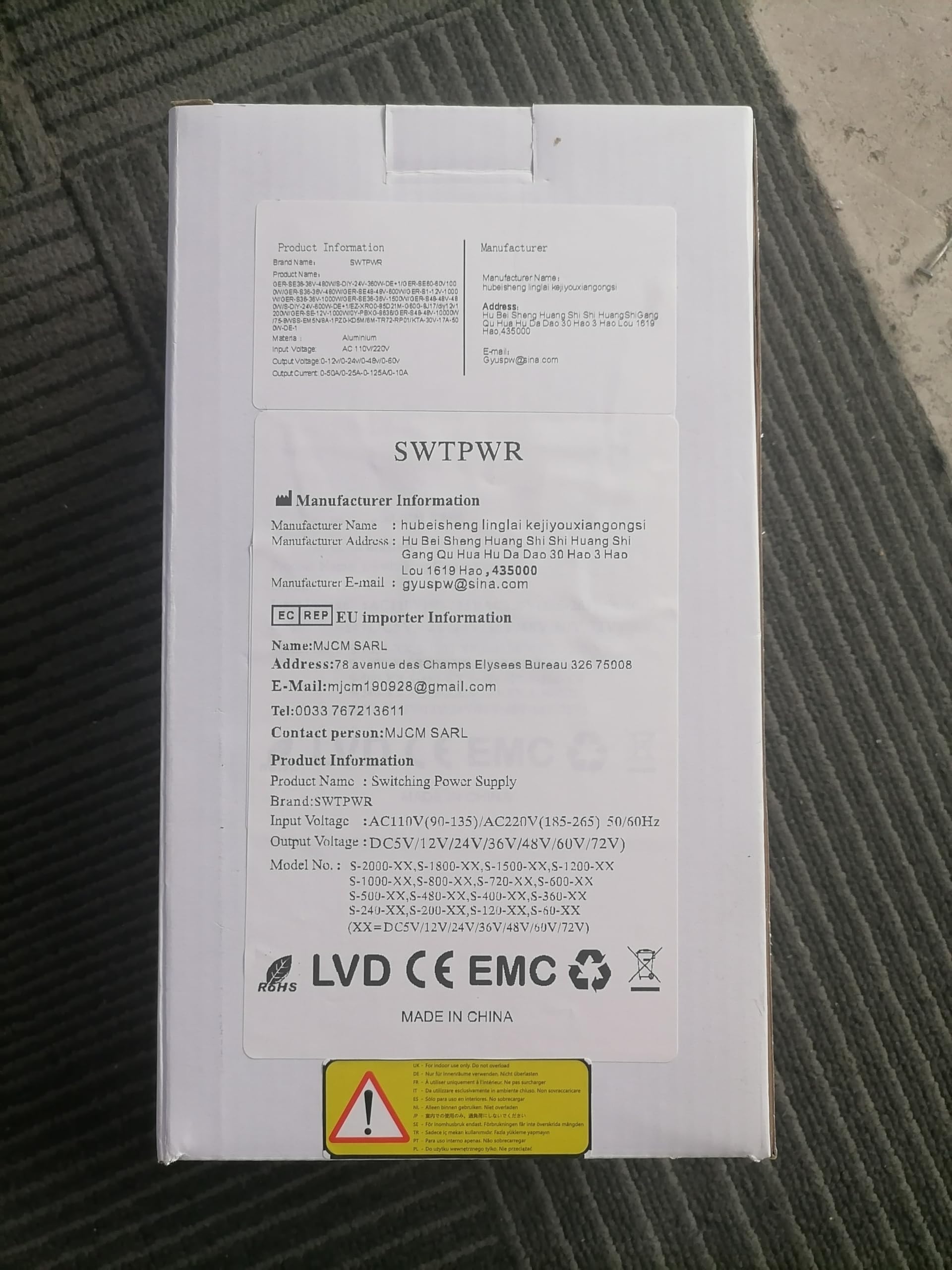 DC 12 V 83 A 1000 W Fuente de alimentación Transformador 230 V CA a CC 12 V 83 A Convertidor 1000 W Alimentación para 12 V Driver LED Motor Bomba Cámara Seguridad CCTV Radio SMPS 110 V/230 V