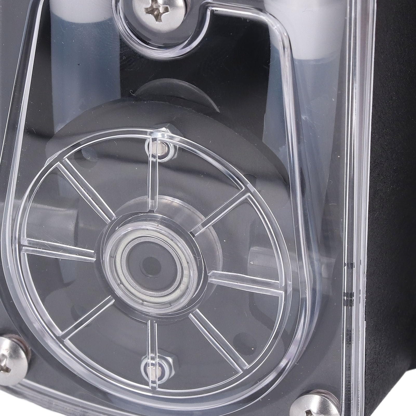 Zerodis Peristaltische Pumpe, Flüssigkeitsdosierung mit Durchfluss, Doppelkopfdesign, 1500 Ml Durchflussrate, Ideal für Industrielle Anwendungen und Lebensmittelmaschinen