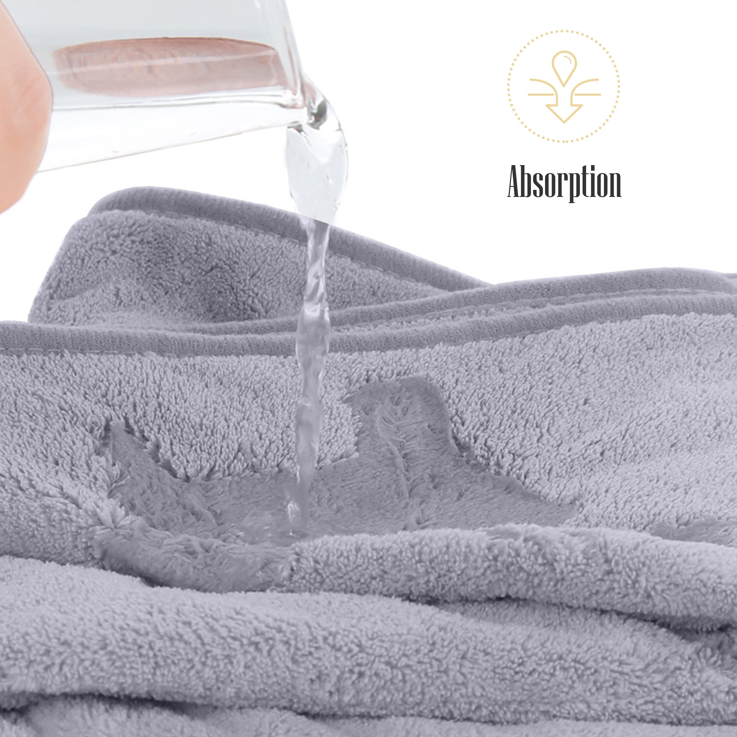 CORAL DOCK Juego de 3 Toallas de baño con Capucha para bebé, Ultra absorbentes, artículo Esencial para recién Nacido, niño, niña, Toalla de baño para bebé, Regalo para bebés y niños pequeños, Cuadros