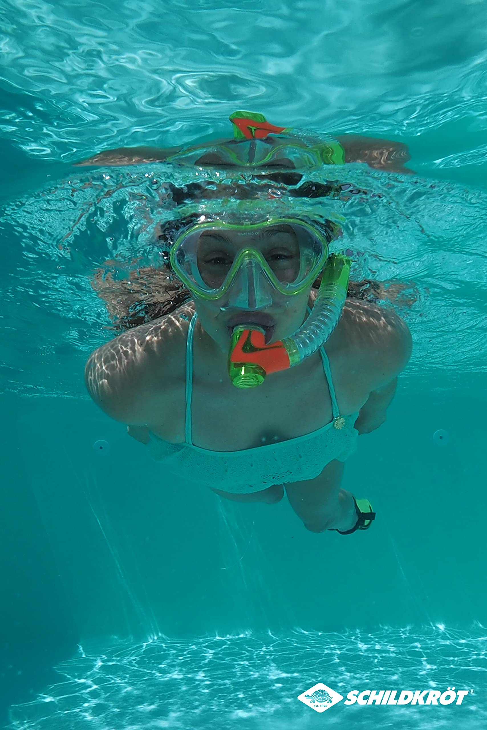 Schildkröt Bermuda Set de Plongée por Enfants | 3 Pièces - Masque | Tuba, Palmes Réglables