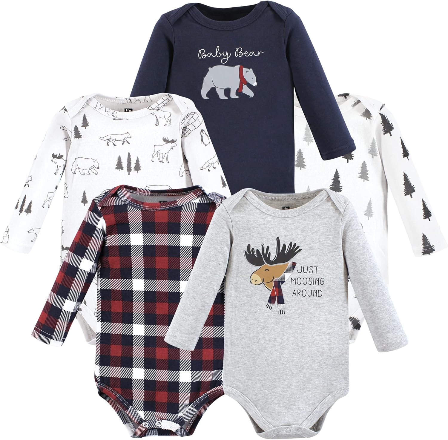 Hudson Baby Unisex Baby Cotton Bodysuits