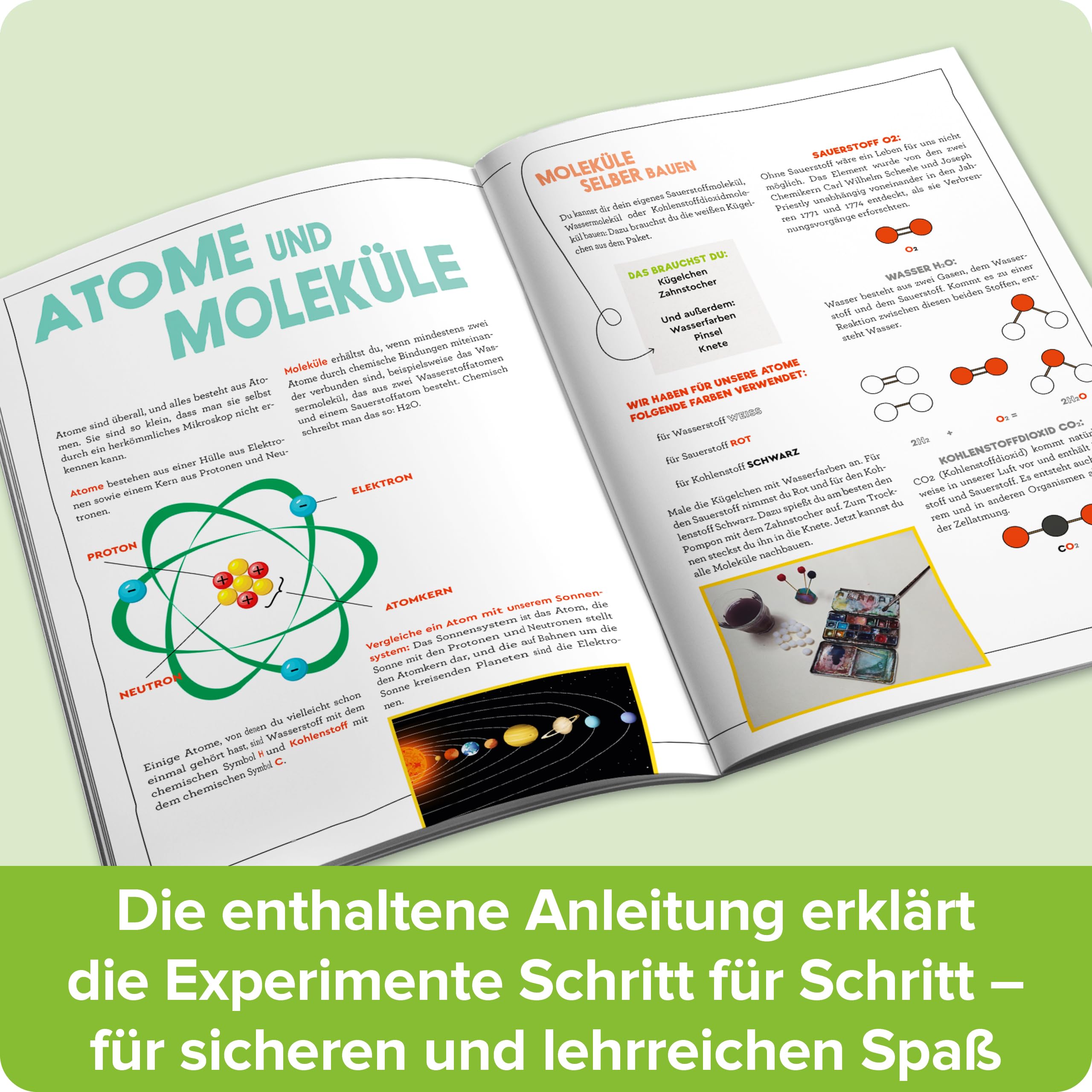 FRANZIS GEOlino Chemie 2.0 67212 - Caja de experimentos (más de 40 geniales experimentos, para niños a Partir de 10 años