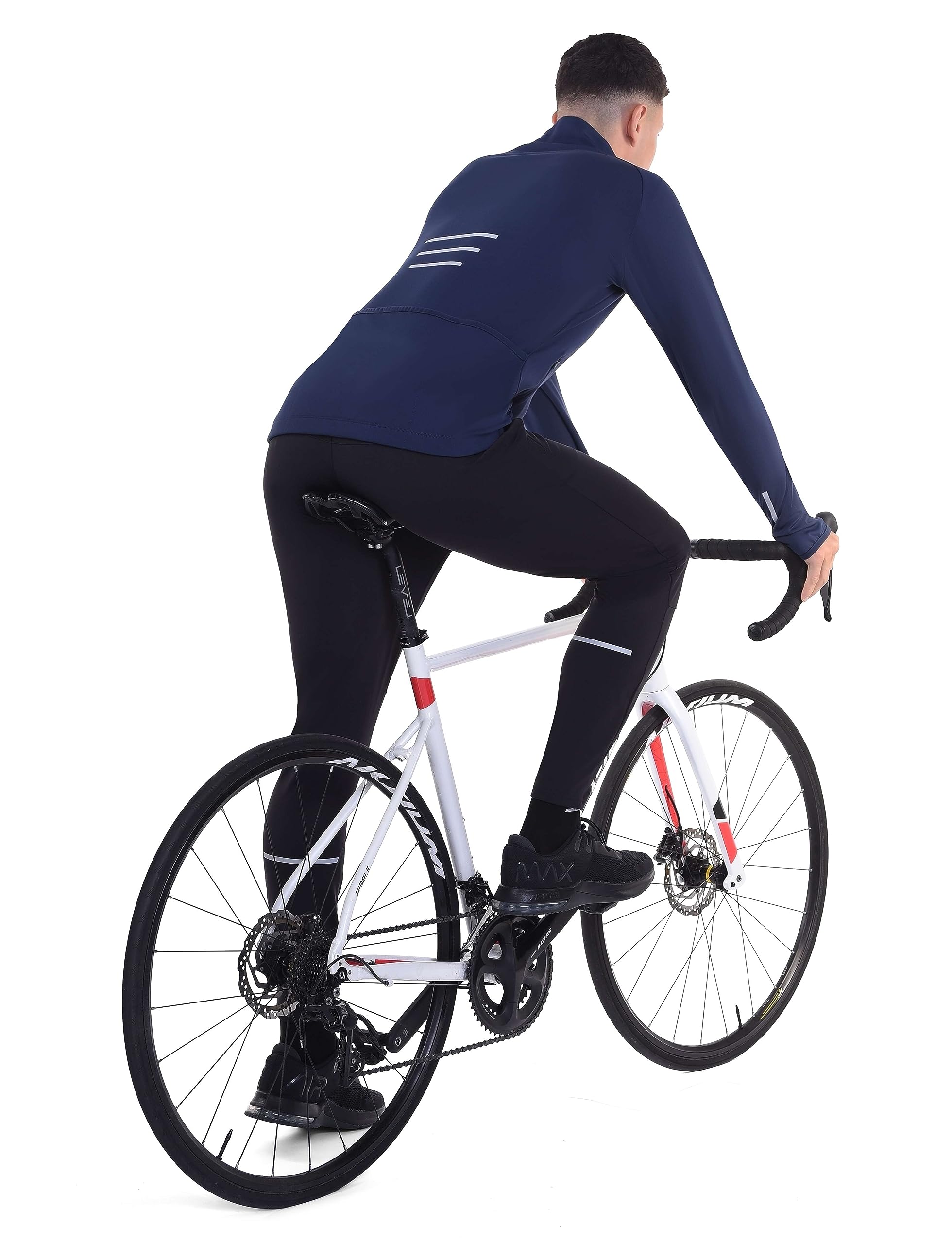 TCA Chaqueta Térmica de Ciclismo y Running para Hombres, Reflectante, Transpirable y Cortaviento, con Bolsillos con Cierre
