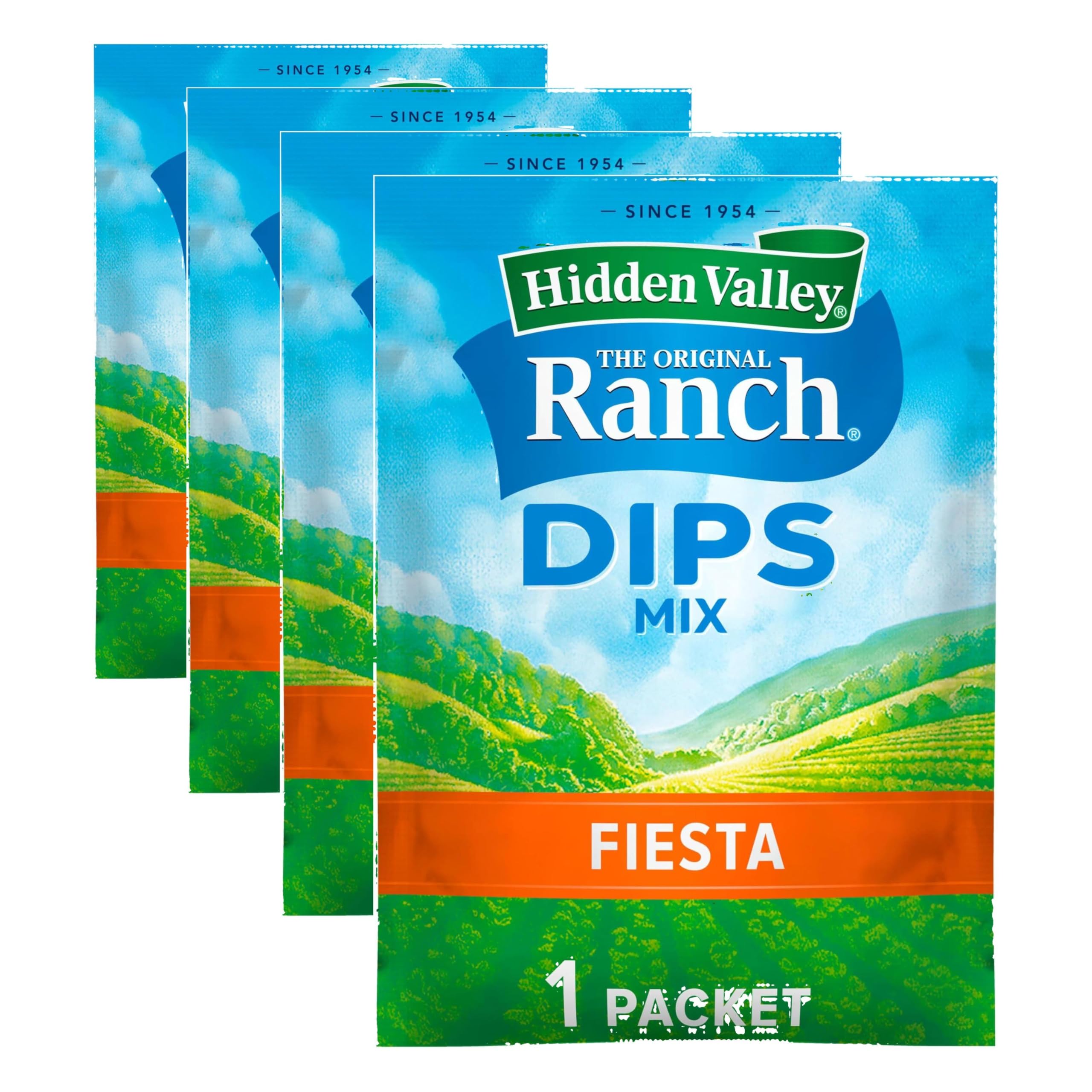 Hidden Valley Fiesta Ranch / 1.1 Ounce (Pack of 4) / 1 Vegetable