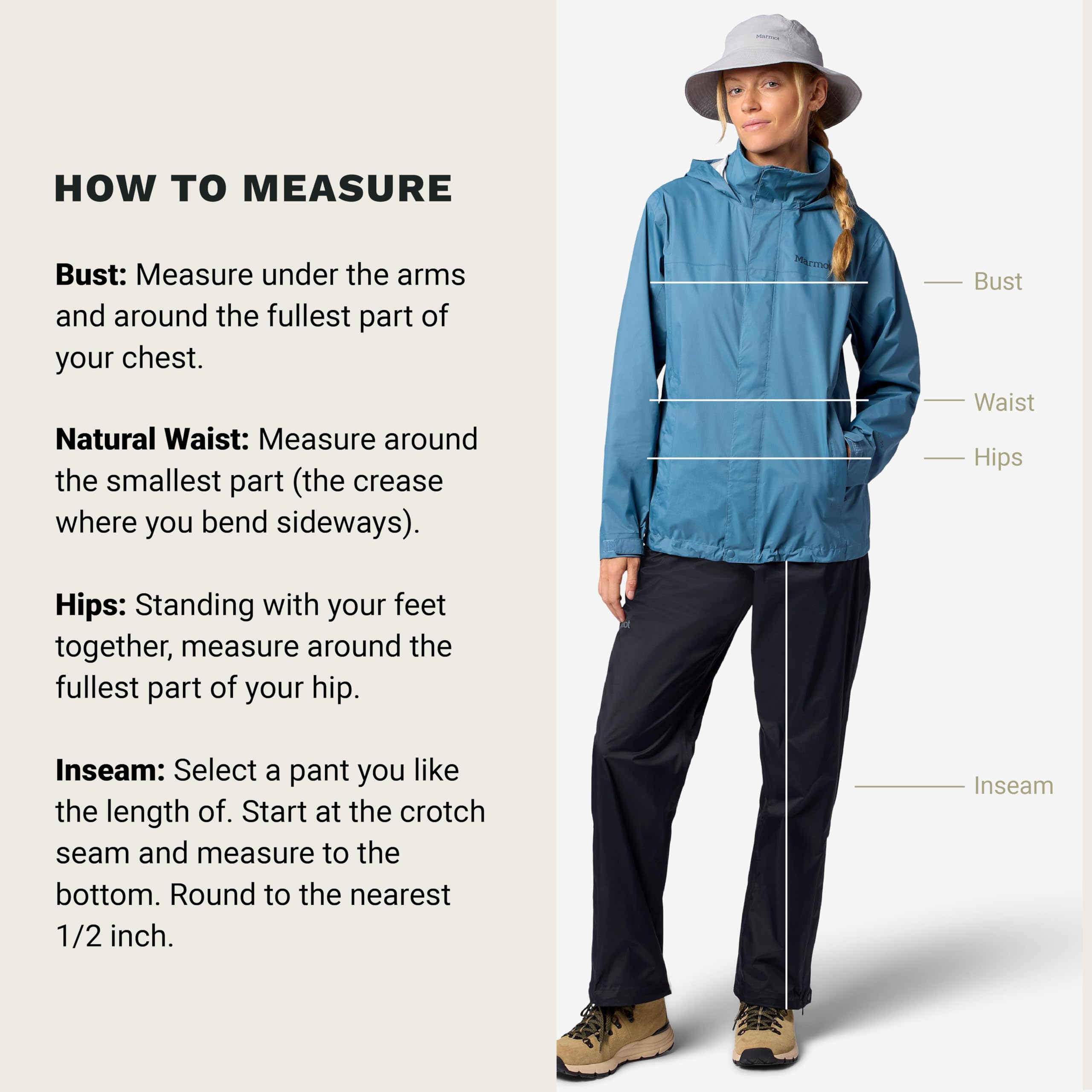 Marmot Damen wasserdichte Hose, atmungsaktive Überziehhose, leichte Regenhose, Winddichte Trekkinghose, ideal für Wandern Wm's Precip Evo Pant Long