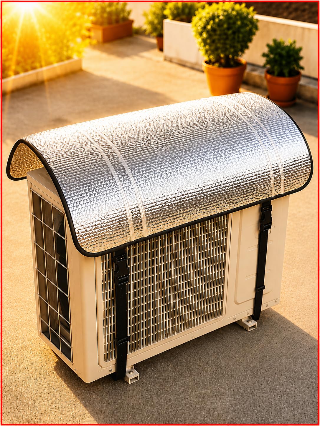 AC Outdoor Unit Cover - Sun & Heat Protection -7 AC Outdoor Unit Cover - Sun & Heat Protection -7