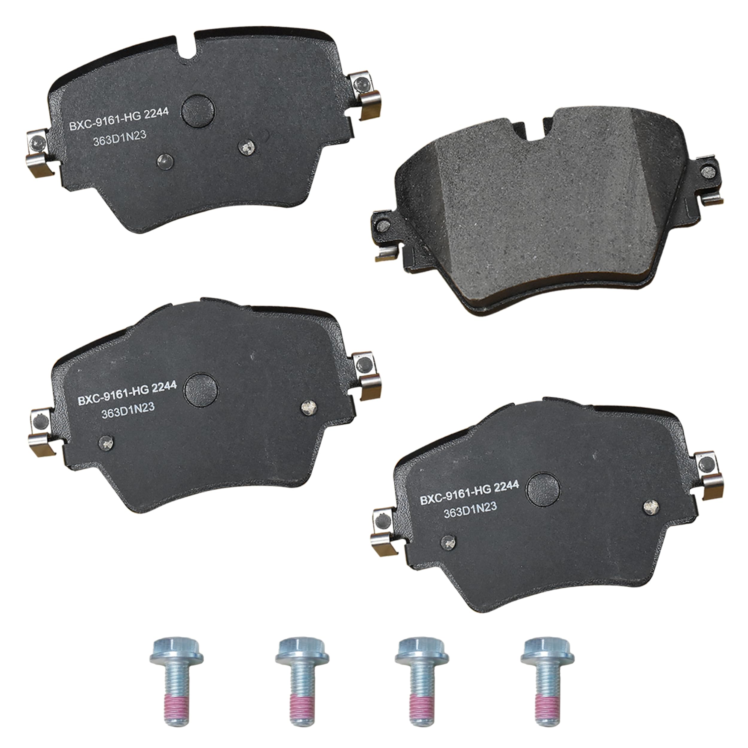 Bendix Premium SBC2244 Ceramic Front Brake Pads for BMW X2 2023, X3 2019-2018, X3 2021, X4 2021-2019, Mini Cooper Clubman 2024-2023, Toyota GR Supra 2024-2023