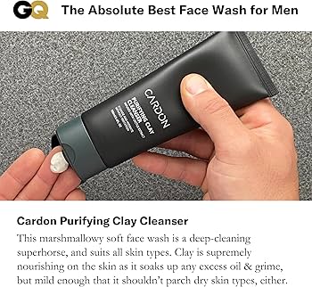 Amazon.com: Cardon Men's Deep Pore Cleaning Clay Face Wash, 4x