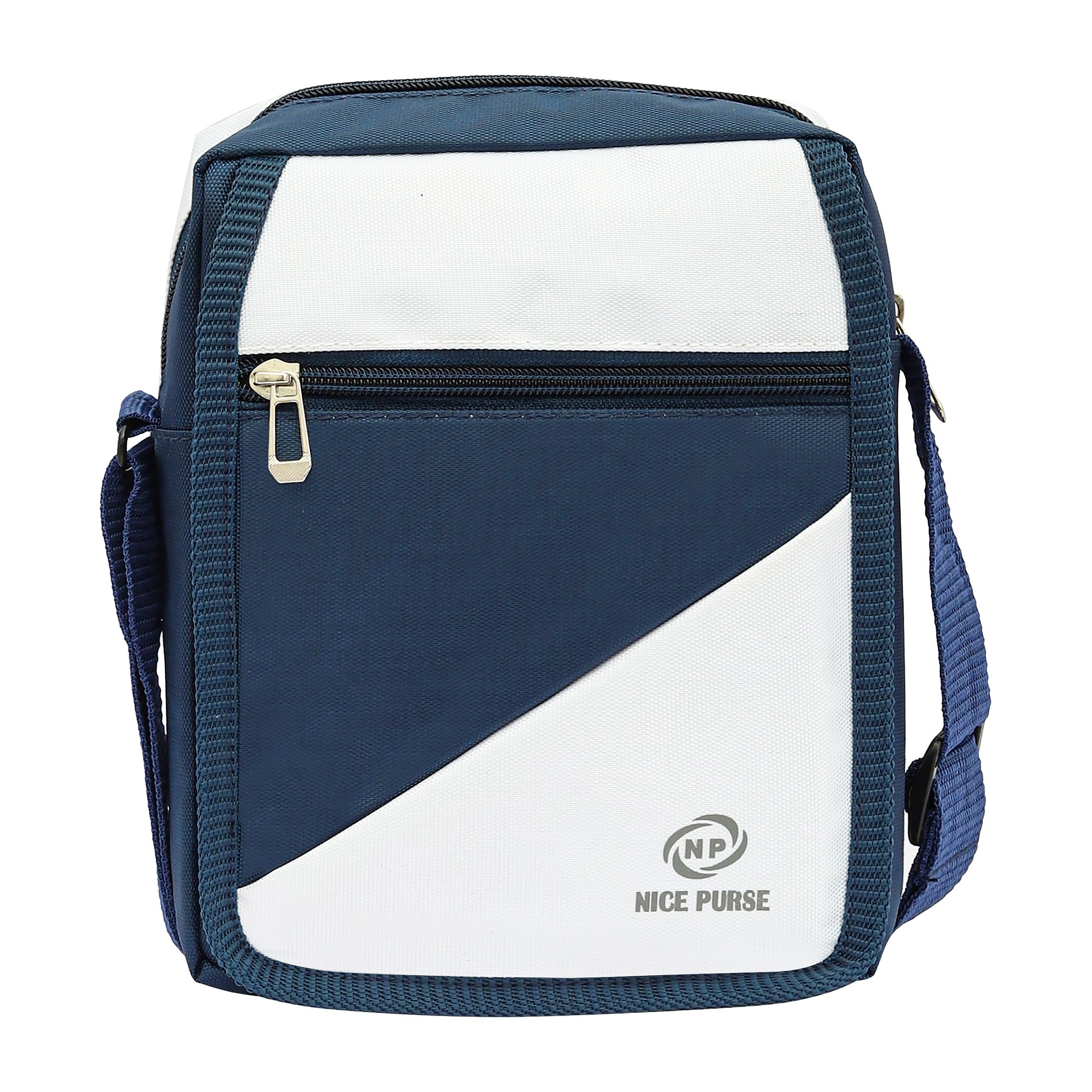 Blue,White Sling Bag For men & women-image-17