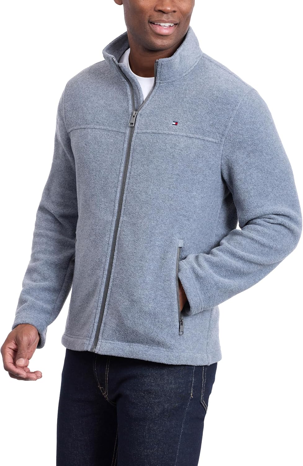 Tommy Hilfiger Men's Classic Zip Front Polar Fleece Jacket image 3