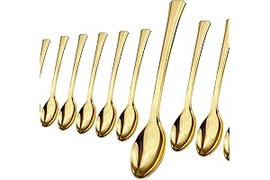Mini Gold Dessert Spoons