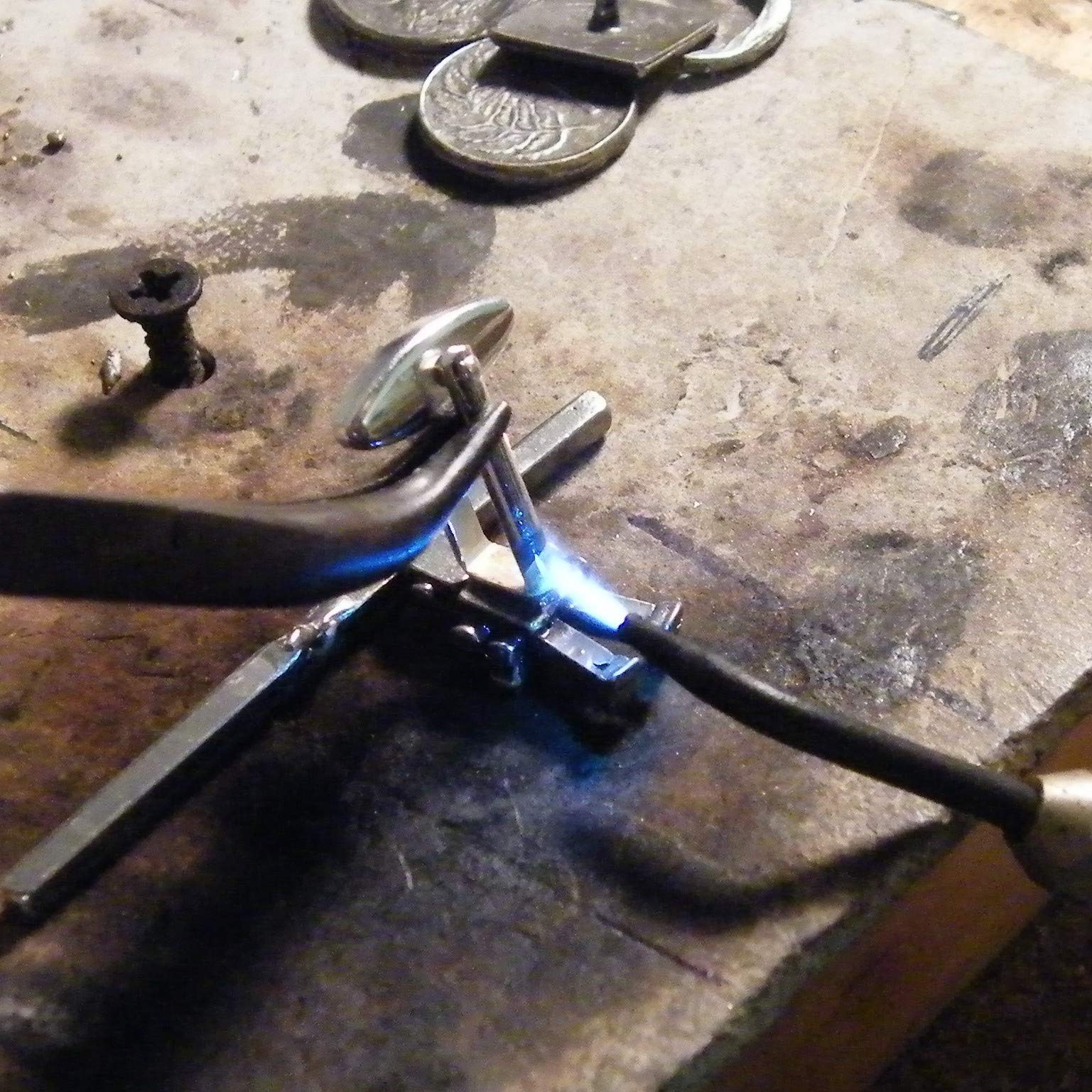 Mountain Lily Tie Clip hecho a mano de lujo