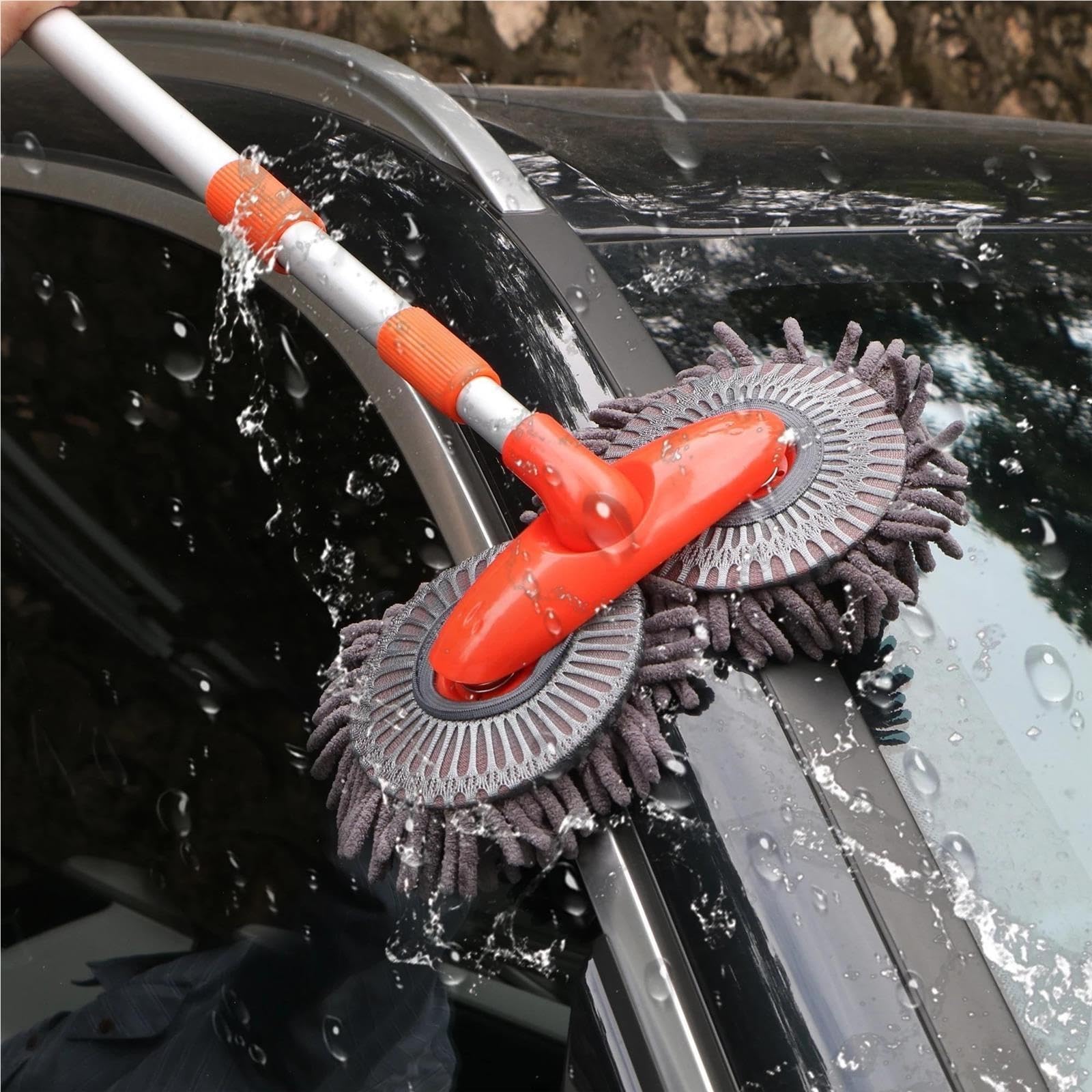 Spazzola Lavaggio Auto Mop lavaspazzole for Auto in ciniglia