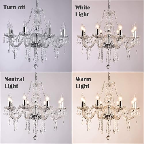 Miniatura 6 de Candelabro moderno y lujoso de cristal plateado, 12 luces K9 moderno candelabro de cristal para comedor, lámpara colgante de techo para sala de