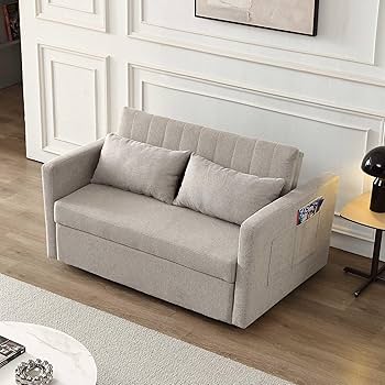 Amazon.com: N NOORDENIYA 55'' Sofa Bed, Pull Out Sleeper