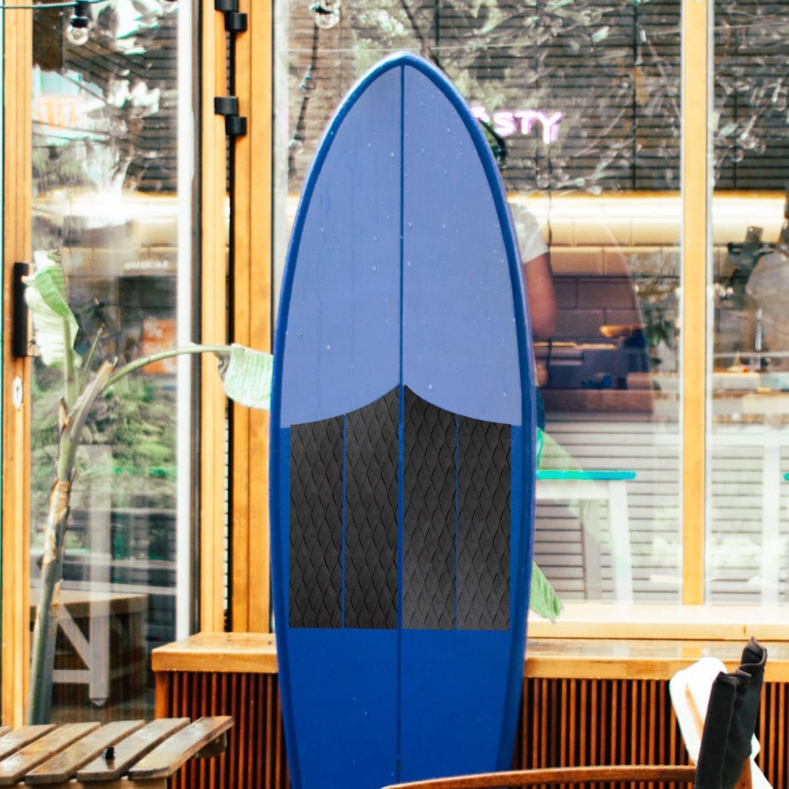Tappetino antiscivolo per tavola da surf, tappetino antiscivolo per tavola da surf, riutilizzabile, portatile, accessorio per uomini, donne, ragazzi e ragazze