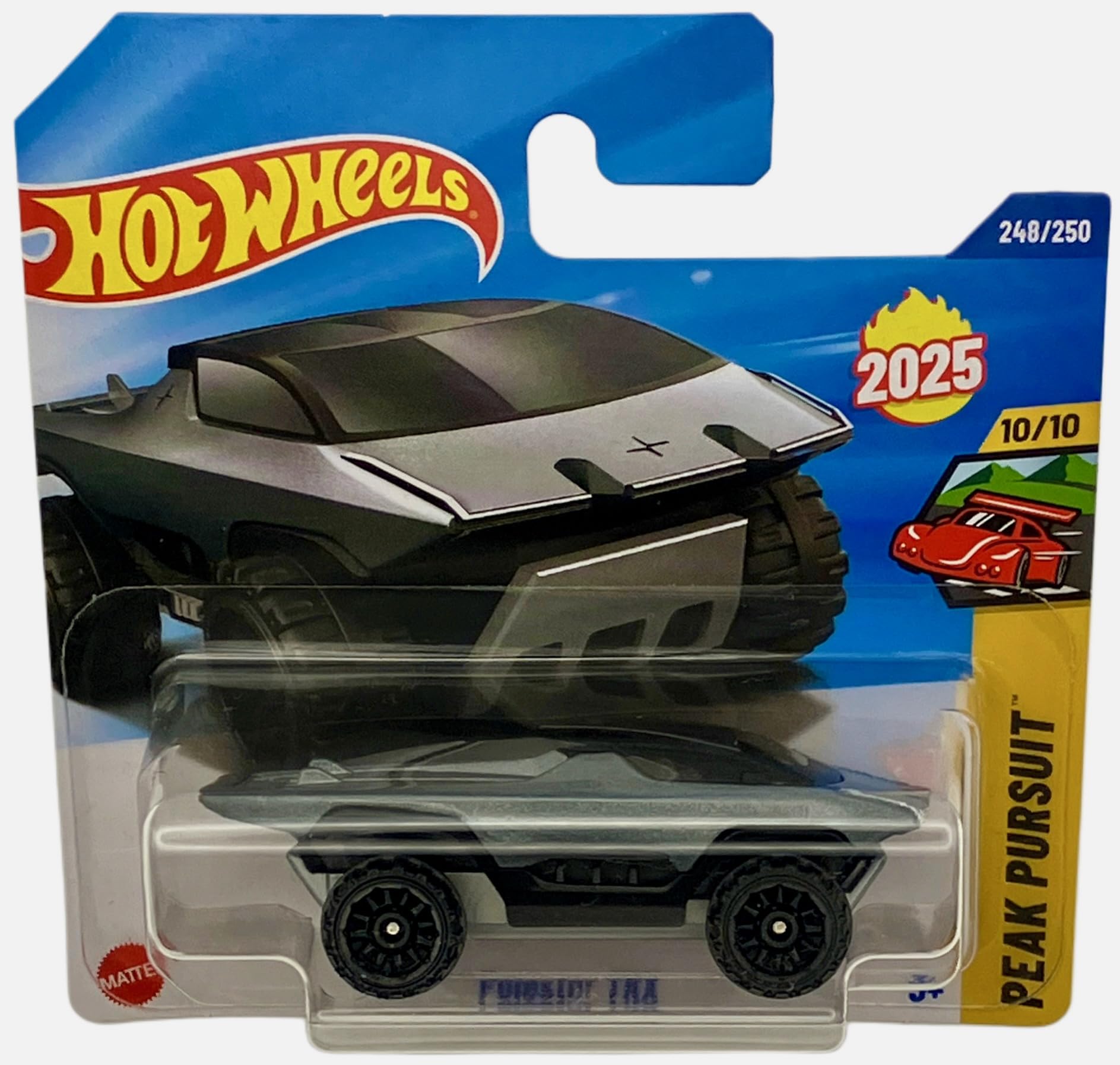 Hot Wheels - Polestar TRX - Peak Pursuit 10/10 - HYW29 - Short Card - Grey - Mattel 2025 - Licensed Polestar Future Concept Vehicle in 1:64 Scale