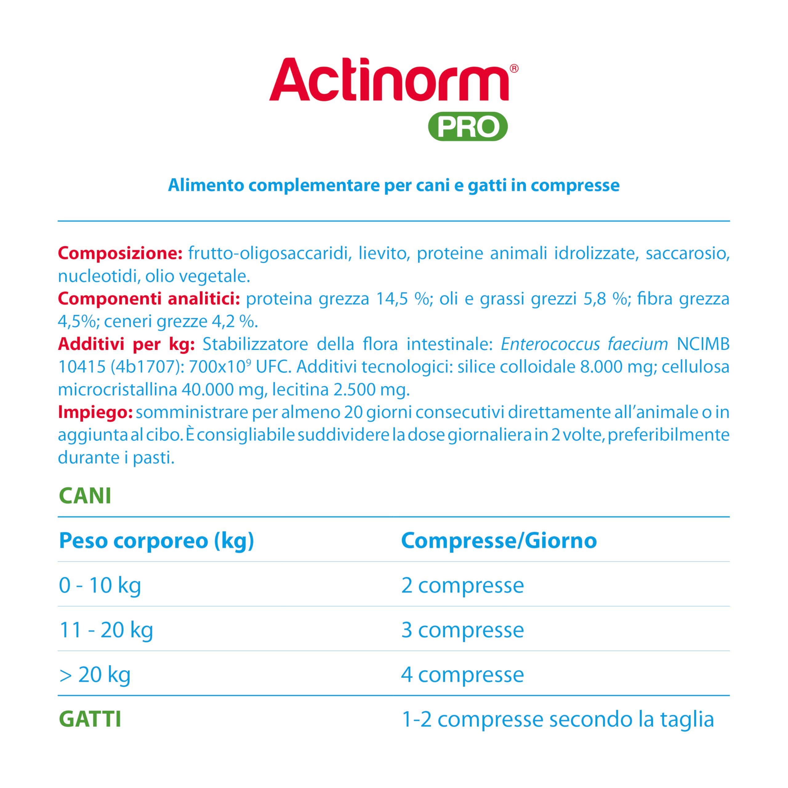 Ceva Salute Animale Actinorm Plus Cani/Gatti 90Cpr