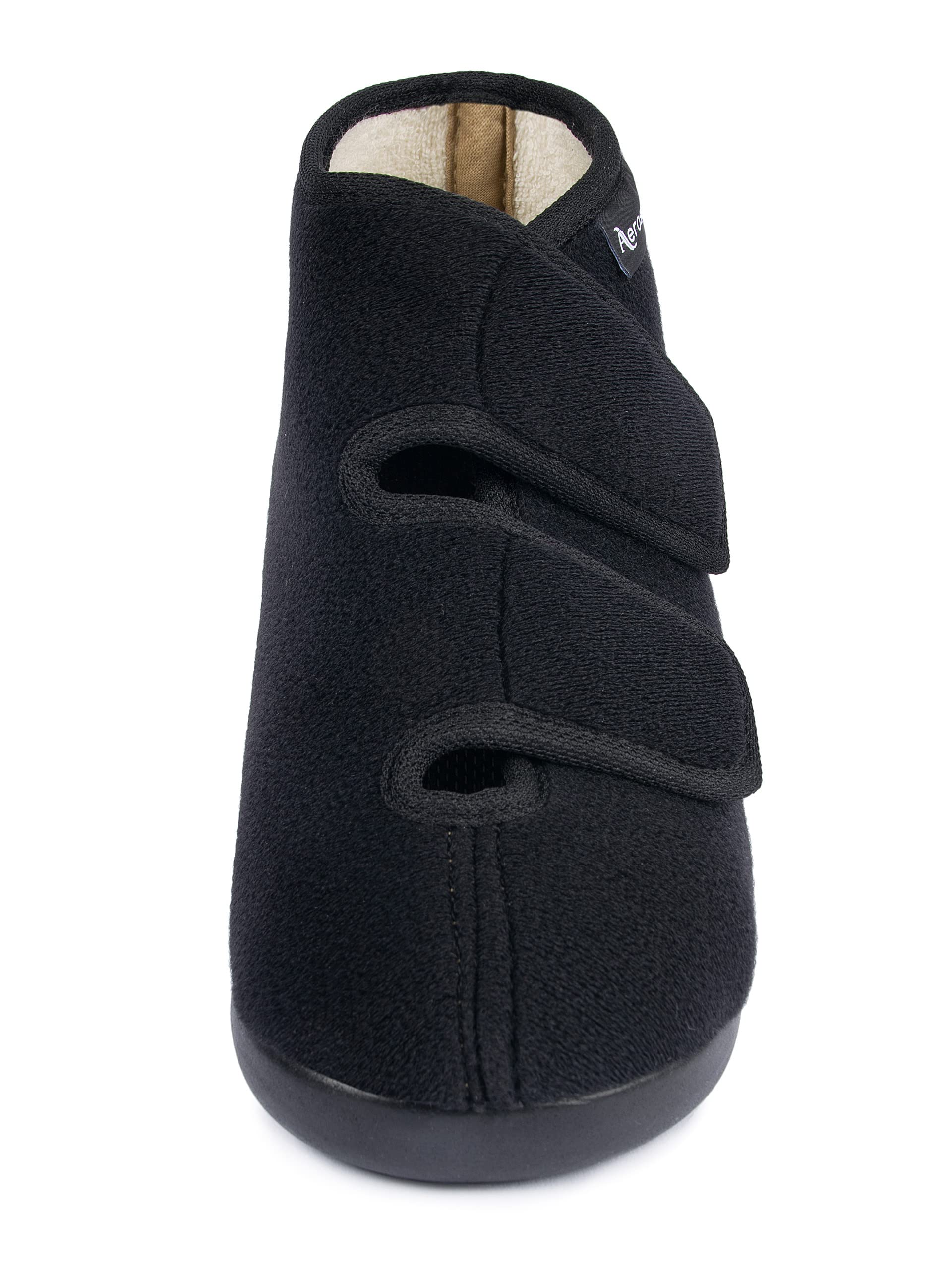 Aerosoft Klett-Stiefel Stretch 13 Damen Herren Hausschuh Weite G-H Wechselfußbett