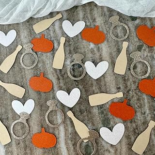 100PCS Fall in Love Table Confetti,She’s Fallen in Love Table Scatter for Engagement Bridal Shower Wedding Party Supplies,Bachelorette Party Decorations