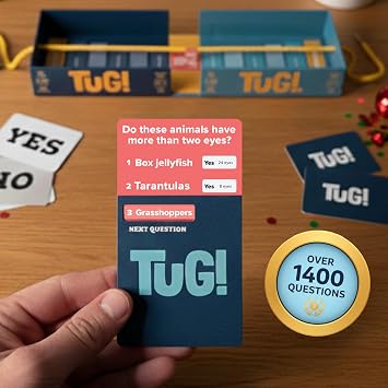 TUG! - Team Trivia Game | A True or False Quiz Game for Family Game Night