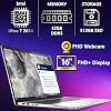 Dell Pro 16 Plus PB16250 (Reemplaza a Latitude 5550) Notebook empresarial con IA de 16" FHD+ Intel Ultra 7-265U, 32GB RAM DDR5, 512GB SSD PCIe, Wi-Fi 6E, BT, teclado retroiluminado, cámara web HD, RJ-45, Win 11 Pro - Plateado 3