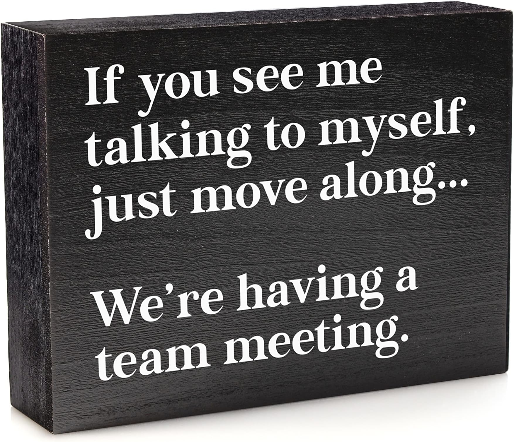 Funny Office Decor Sign for Cubicle Decor or Desk Decorations for Women Office - Cute Desk Accessories