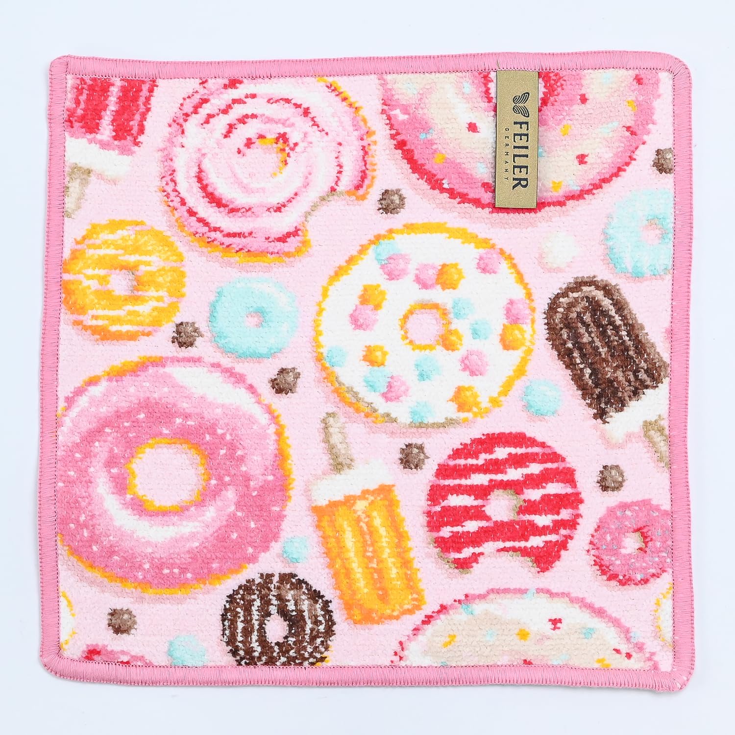 【新品】FEILER KAWAII タオルハンカチ ピンク Amazon｜フェイラー ハンカチ ハンドタオル レディース ピンク