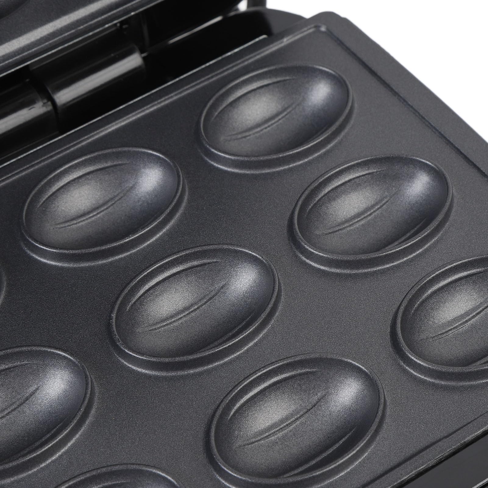Cryfokt Piatti Rimovibili 6 in 1 Set per Waffle Antiaderente Sostanze Non Nocive Macchina per la Colazione per Genitori Impegnati (Spina europea 220 V)