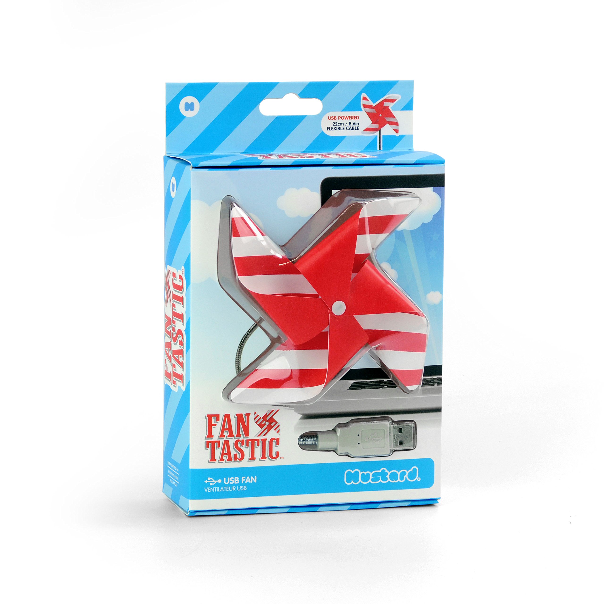 Mustard-Fantastico USB Desk Fan