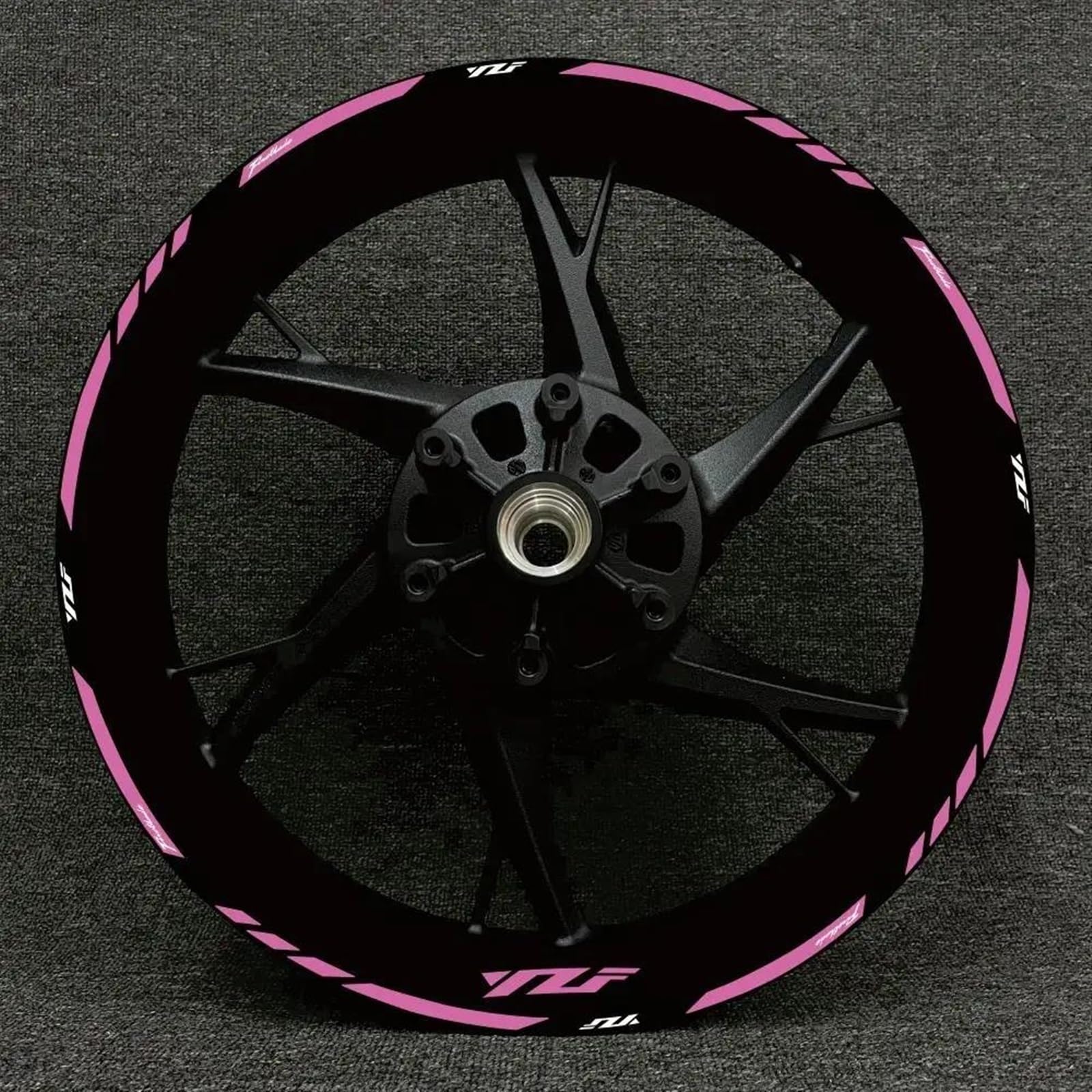 Motorcycle Reflective Wheel Stickers Rim Decal for Yamaha R1 R15 R125 R6 R7 MT-09 MT09 MT07 MT10 for Tracer(Color12)