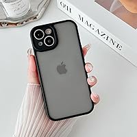 Vista 1 de RALEAVO Funda mate compatible con iPhone 13 Pro Max, delgada, translúcida, esmerilada, parte trasera de policarbonato duro, protección militar