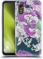 Vista 17 de Head Case Designs Officially Licensed Haroulita Blue Red Ethnic Pattern Soft Gel Case Compatible with Samsung Galaxy Xcover7 5G