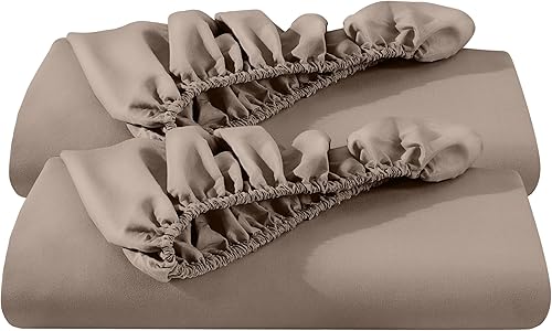 Miniatura 1 de Bare Home - Sábana bajera ajustable, paquete de 2 unidades y 5 unidades