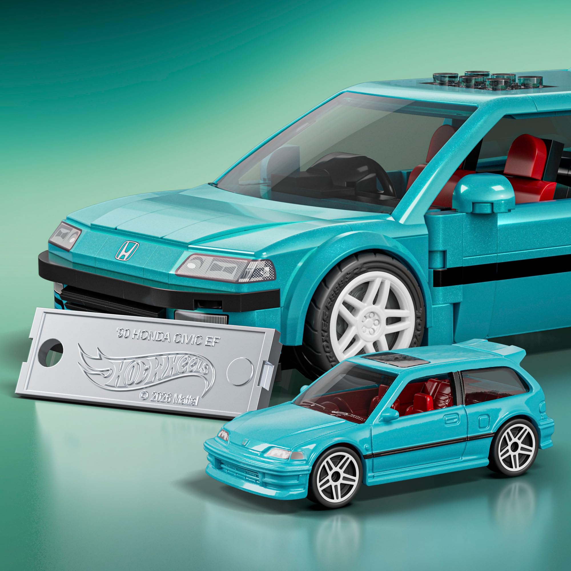 ホットウィール ブリックショップ カスタム '90 ホンダ シビック EF Amazon.co.jp: マテル ブリックショップ ホットウィール カスタム '90