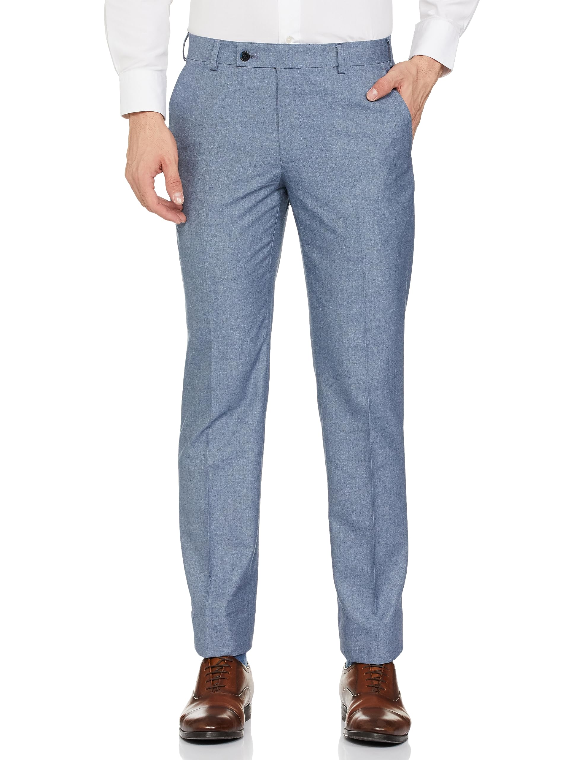 Men's Regular Fit Mid Rise Trouser