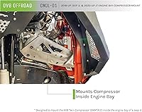 Vista 3 de Soporte de compresor de armario de aire para Jeep Wrangler JL 2018-2023 y Gladiator JT 2020-2023 Se adapta al interior del compartimiento