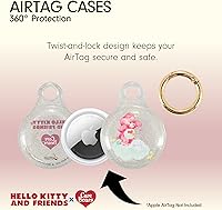 Vista 3 de Sonix Fundas para Apple AirTags con llavero, Cb + Hk y sus amigos