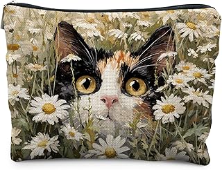 Bolsa de maquillaje para mujer, Lindo gato., ...